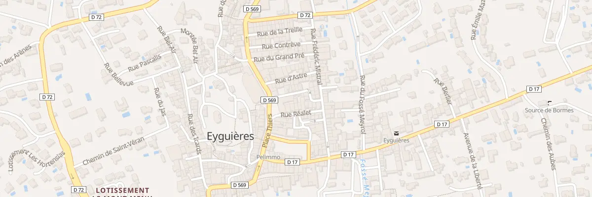 Plan du 5496 Rue du Moulin à Eyguières