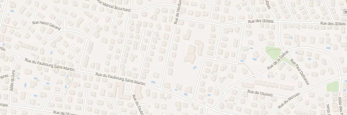 Plan du 8 Rue de Verdun à Fontaine-lès-Dijon