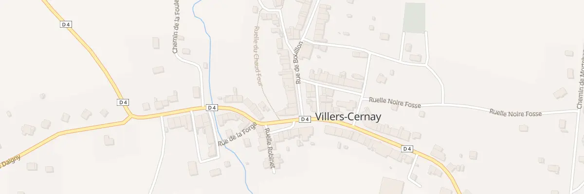 Plan du 7 Rue de Bouillon à Bazeilles