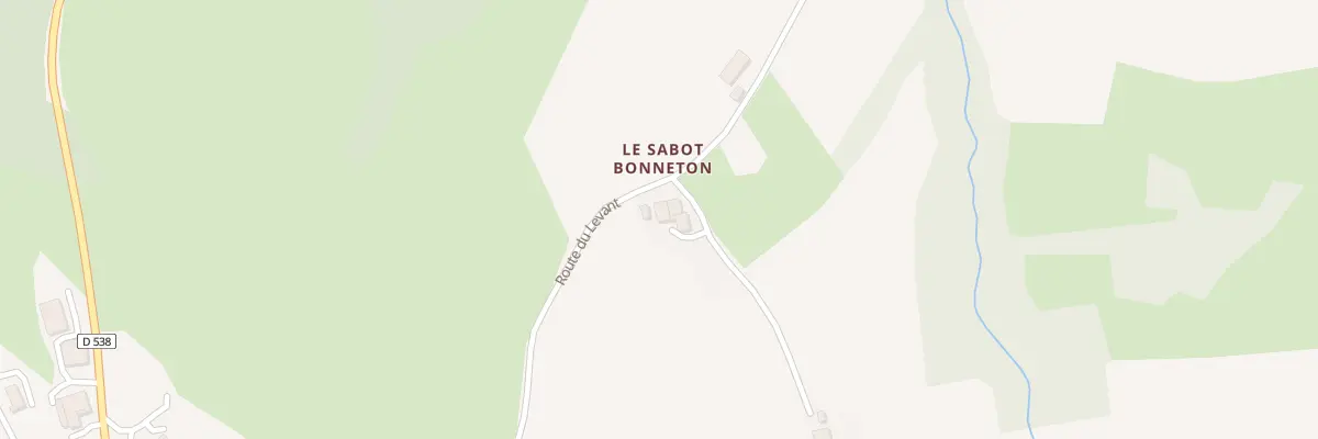 Plan du 770 Rte du Levant à Tersanne