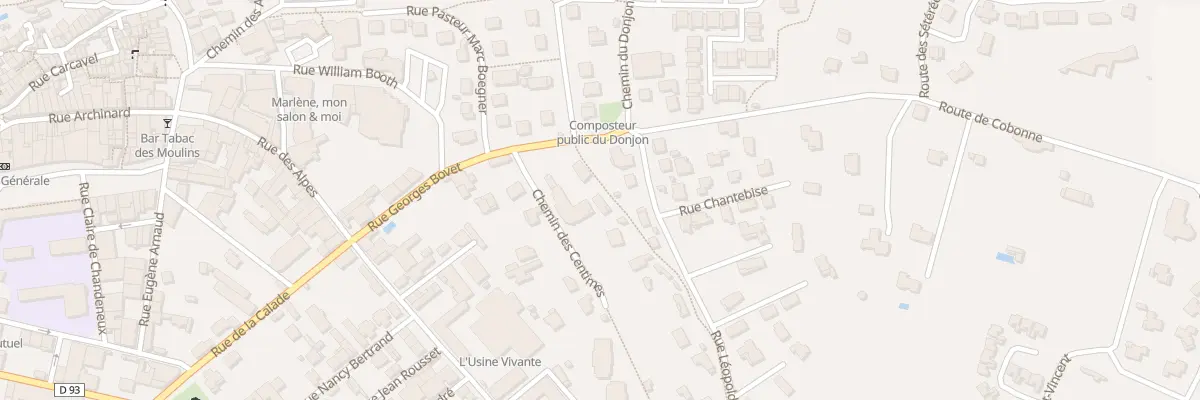 Plan du 20 Rue Georges Bovet à Crest