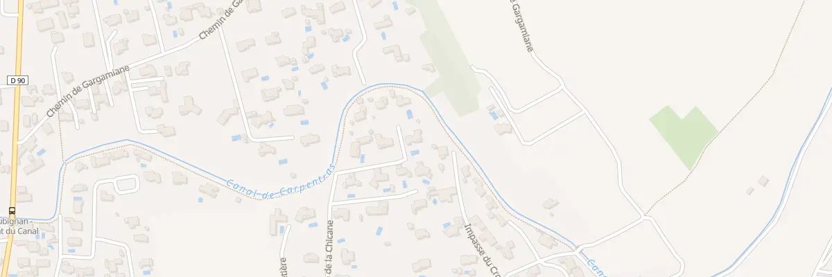 Plan du 6862F Che de la Combe à Aubignan