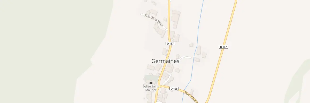 Plan du 5 Rue du Val Verse à Germaines