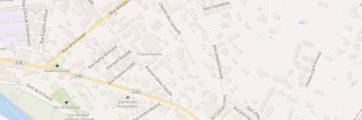 Plan du 11 Rue du Prof-G-Mouriquand à Crest