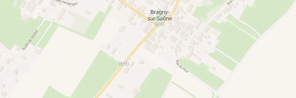 Plan du 5 Rte de Verdun à Bragny-sur-Saône