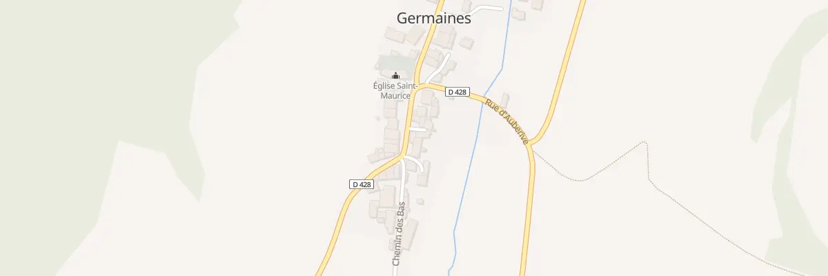 Plan du 7 Rte de la Germainelle à Germaines