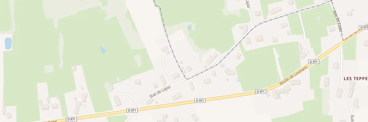 Plan du 930 Chem de Layer à Jouvençon