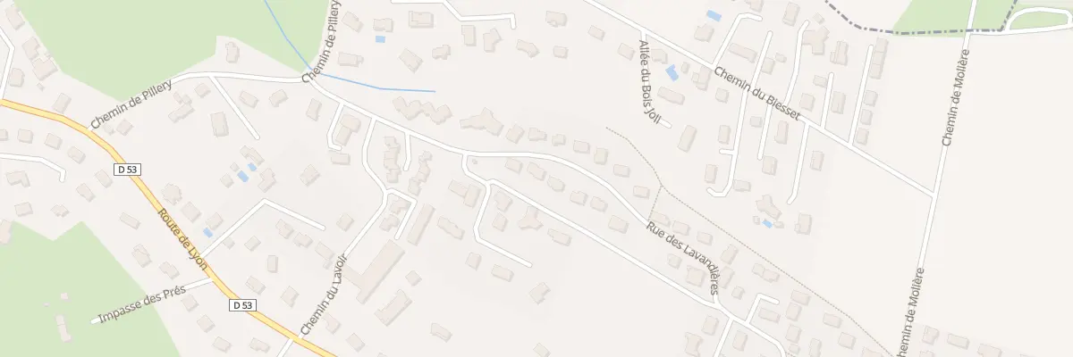 Plan du 455 Rue des Lavandières à Valencin
