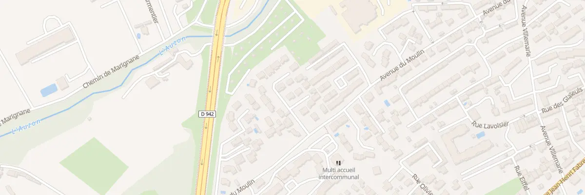 Plan du 58 Imp de l’Aquilon à Carpentras
