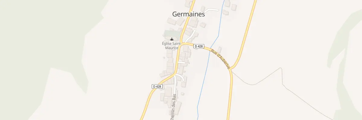 Plan du 5011 Village à Germaines