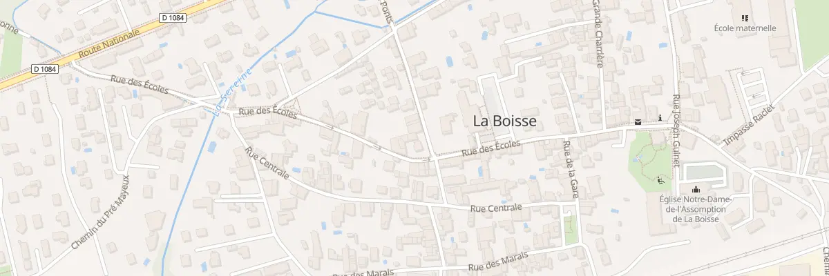 Plan du 240 Rue des Deux Ponts à La Boisse
