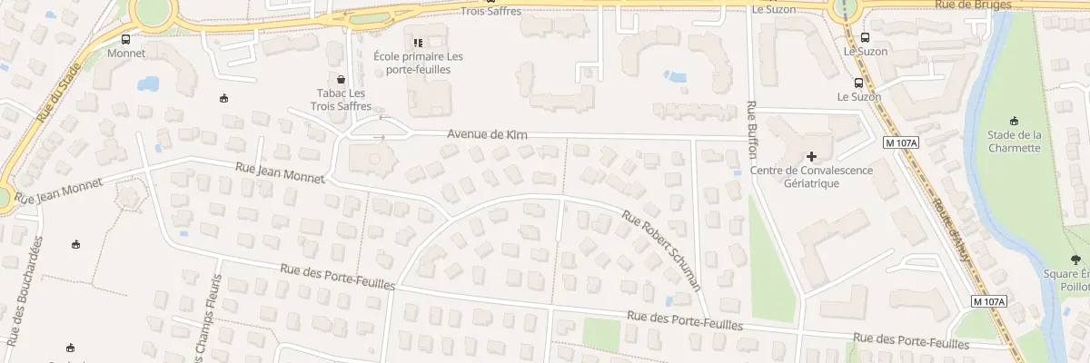 Plan du 15 Rue Robert Schuman à Fontaine-lès-Dijon