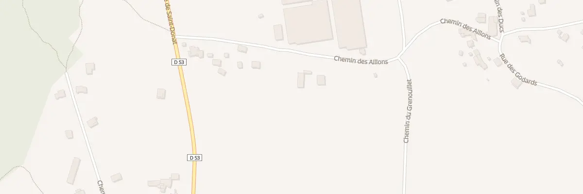 Plan du 855 Che des Aillons à Peyrins