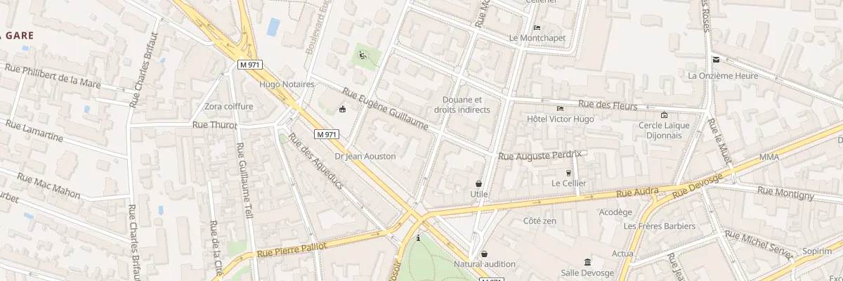 Plan du 3B Rue Montmartre à Dijon