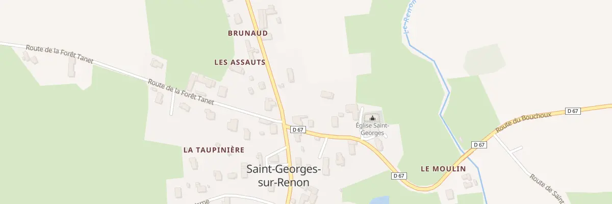 Plan du 5104 Le Village à Saint-Georges-sur-Renon