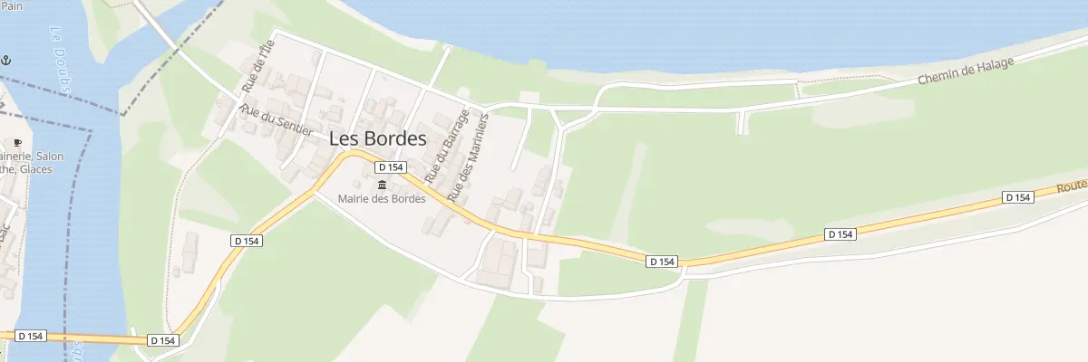 Plan du 1B Rue du Paquier aux Bordes