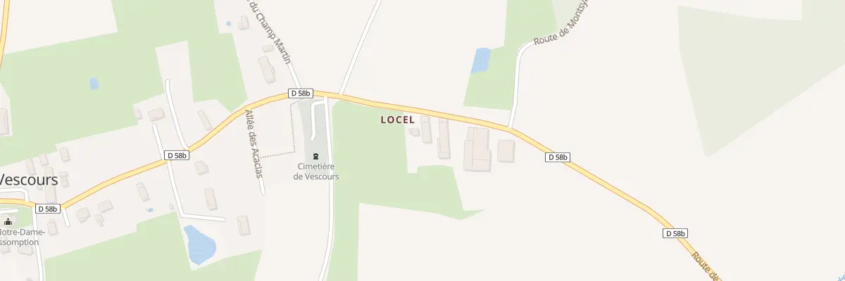 Plan du 544 Rte de Saint Trivier à Vescours