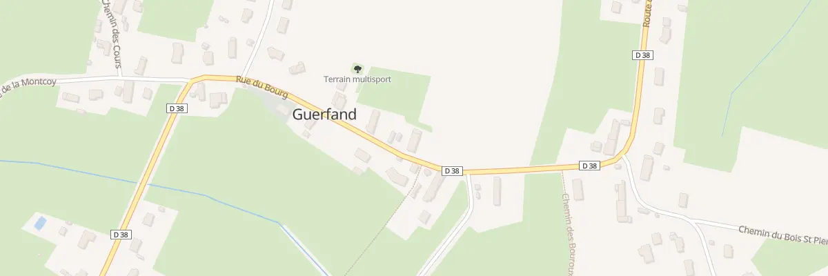 Plan du 5 Rue du Bourg à Guerfand