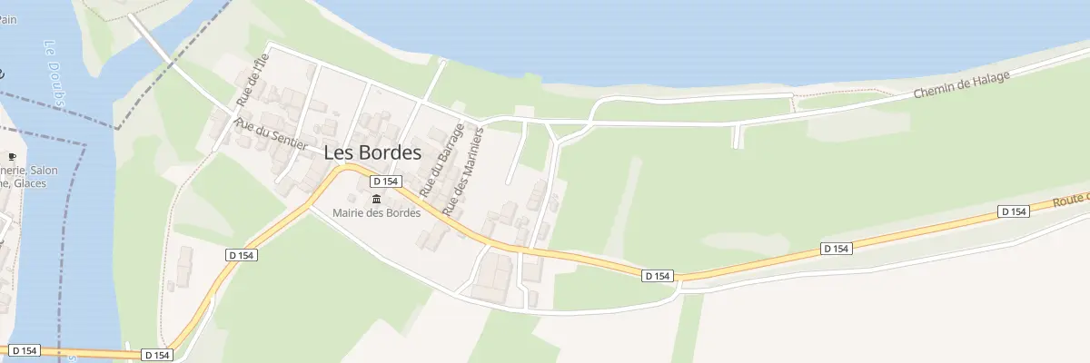 Plan du 1 Rue du Paquier aux Bordes