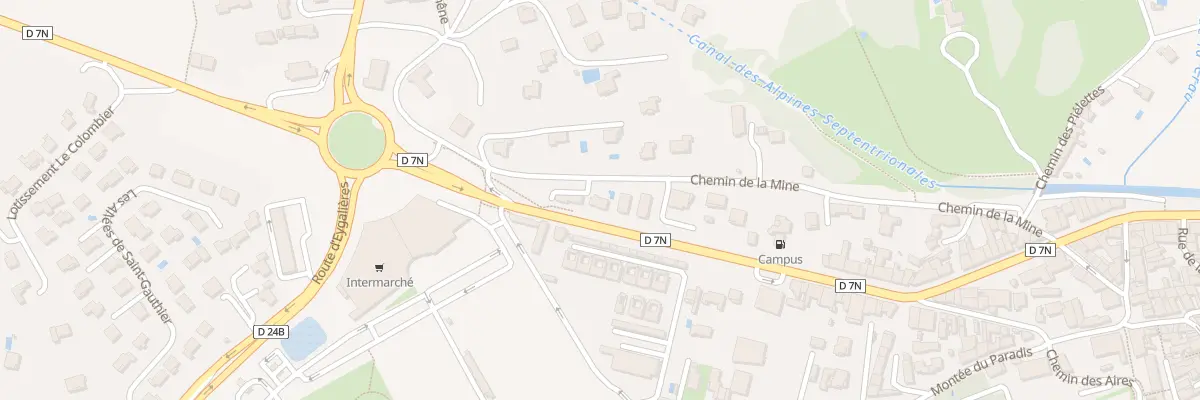 Plan du 29 Che de la Mine à Orgon