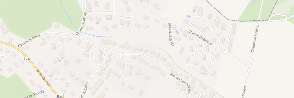 Plan du 440 Rue des Lavandières à Valencin