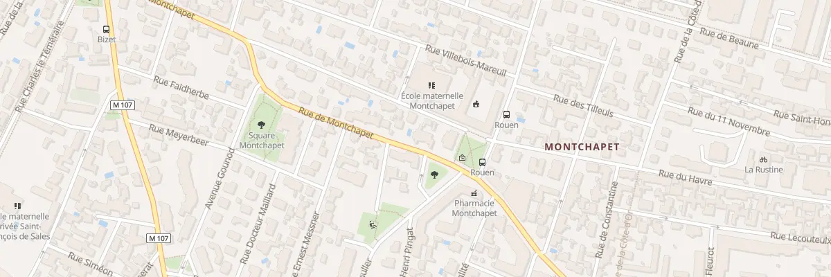 Plan du 60B Rue de Montchapet à Dijon