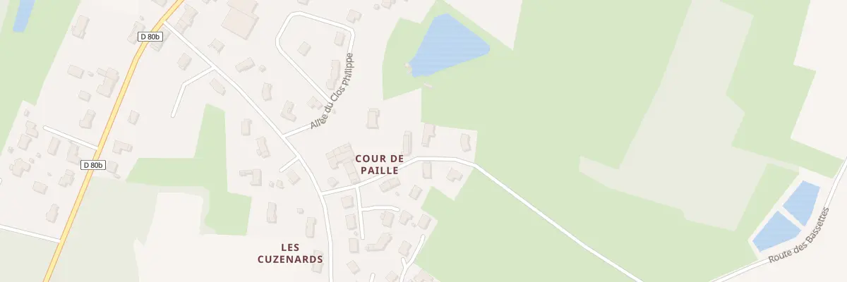 Plan du 141 Che Cour de Paille à Chanoz-Châtenay