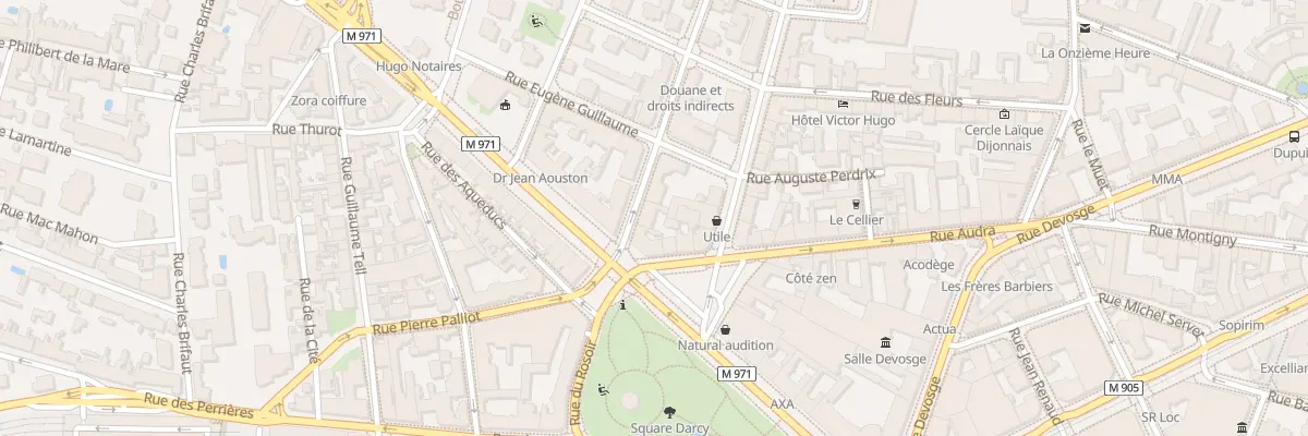 Plan du 2 Rue Montmartre à Dijon