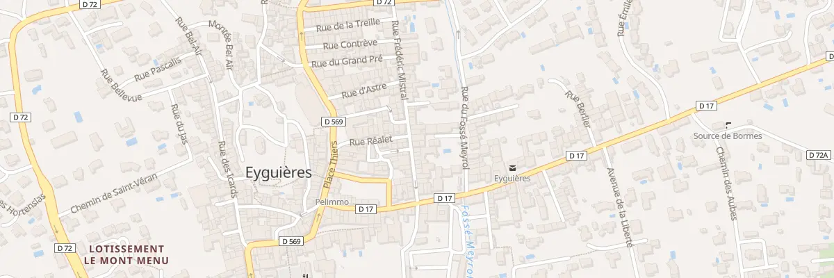 Plan du 21 Rue Frederic Mistral à Eyguières