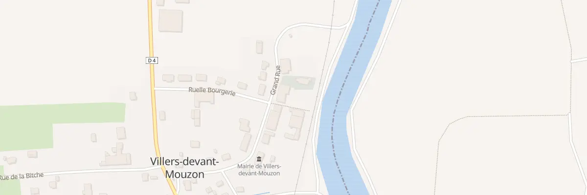 Plan du 10 Gr Grande Rue à Villers-devant-Mouzon