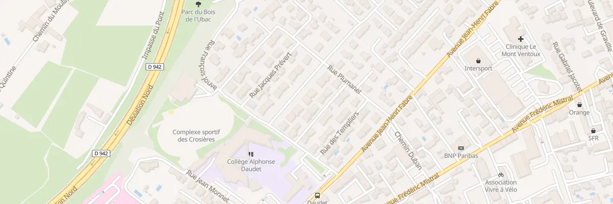 Plan du 69 Rue André Campra à Carpentras