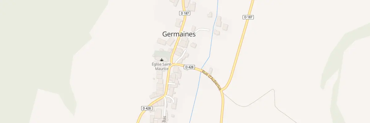 Plan du 4 Rte de la Germainelle à Germaines