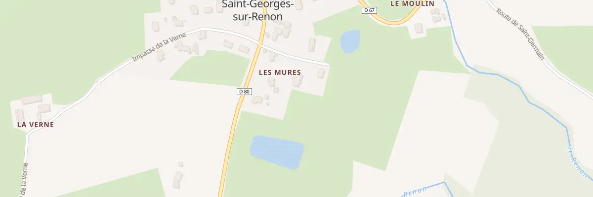 Plan du 5073 Les Mures à Saint-Georges-sur-Renon