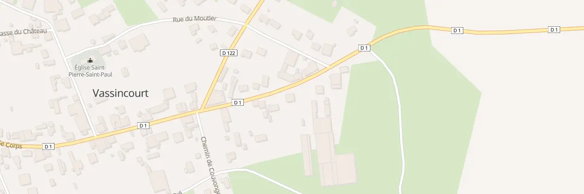 Plan du 7 Rue du 15eme Corps à Vassincourt
