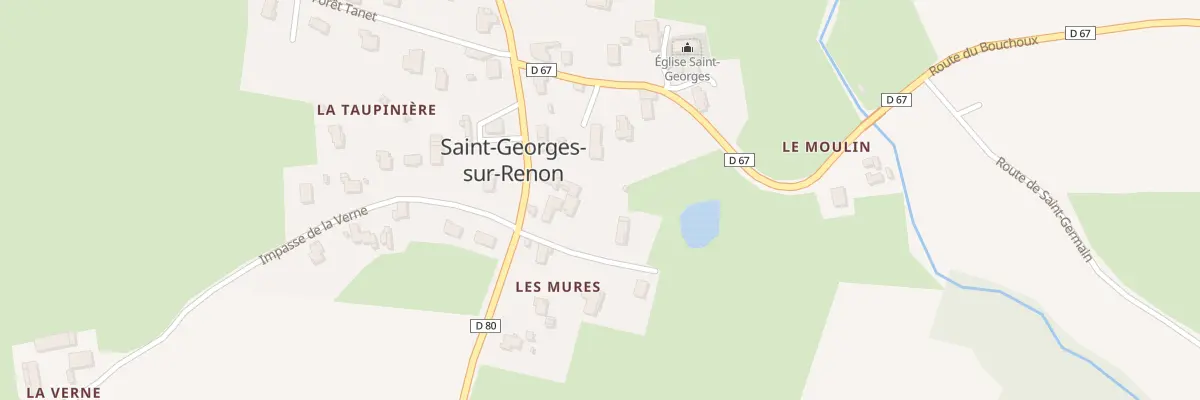 Plan du 5022 Le Village à Saint-Georges-sur-Renon