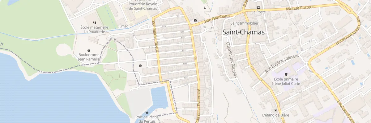 Plan du 6 Rue Mirabeau à Saint-Chamas