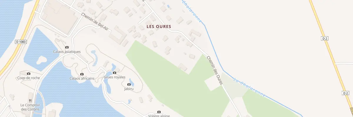 Plan du 484 Che des Oures à Villars-les-Dombes