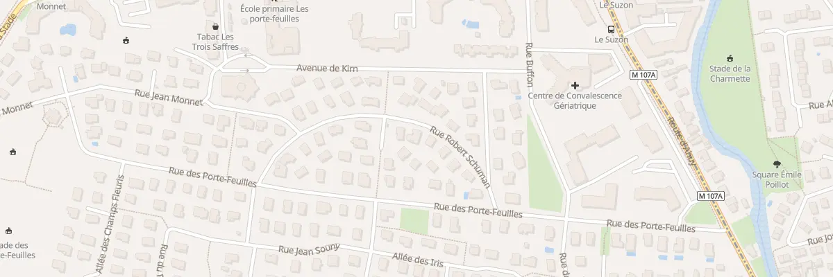 Plan du 24 Rue Robert Schuman à Fontaine-lès-Dijon