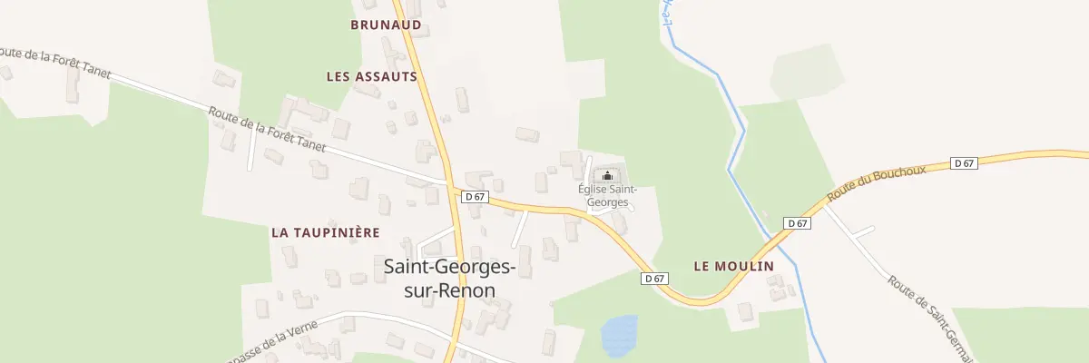 Plan du 5063 Le Village à Saint-Georges-sur-Renon