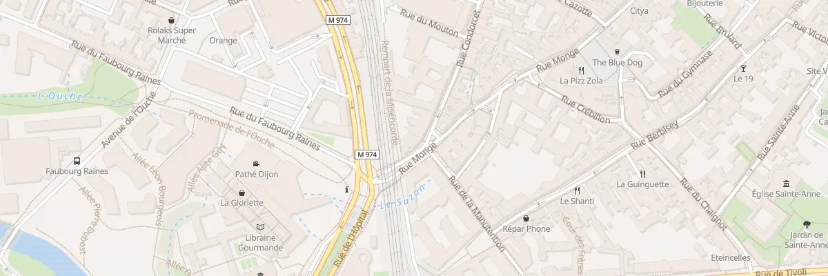 Plan du 120 Rue Monge à Dijon