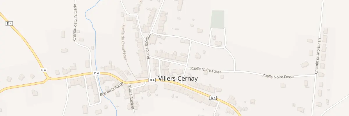 Plan du 3 Pl de l’Eglise Villers Cernay à Bazeilles