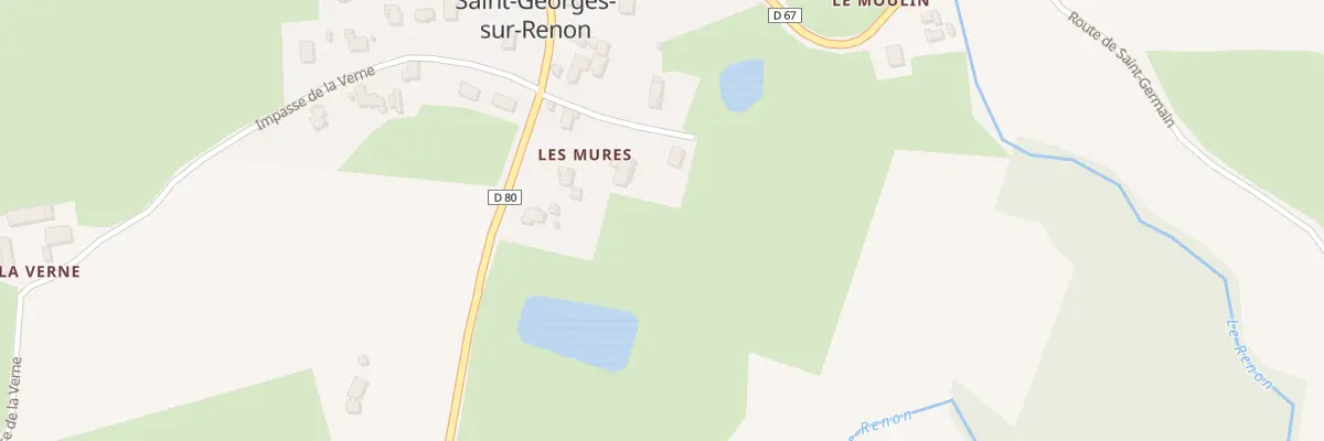 Plan du 5068 Les Mures à Saint-Georges-sur-Renon