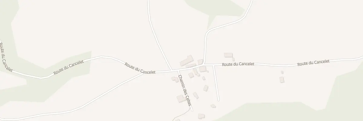 Plan du 1625 Rte du Cancelet à Moidieu-Détourbe