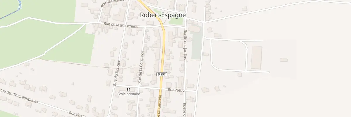 Plan du 13 Rue de Gironde à Robert-Espagne