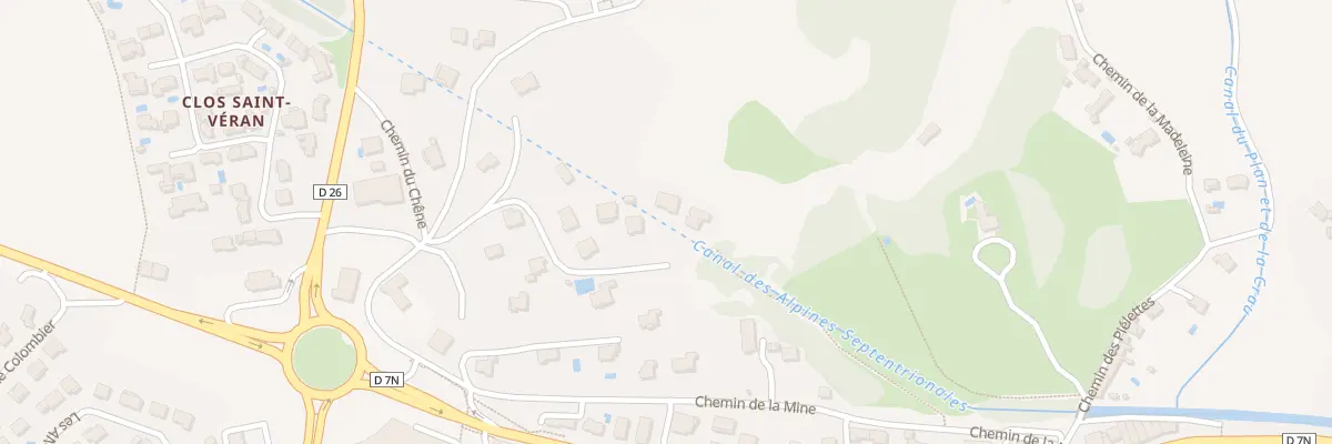 Plan du 15 Imp du Roucas à Orgon