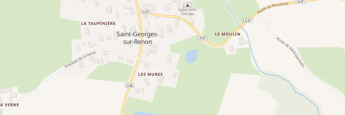 Plan du 5054 Le Village à Saint-Georges-sur-Renon