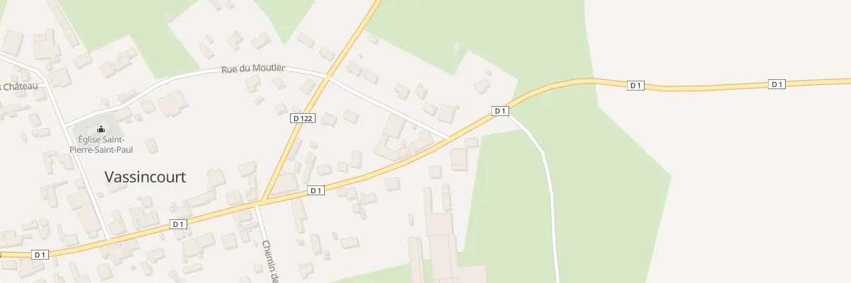 Plan du 2B Rue du 15eme Corps à Vassincourt
