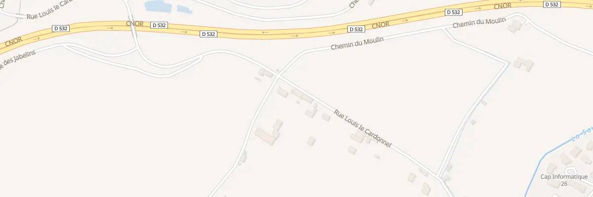 Plan du 103 Rue Louis le Cardonnel à Romans-sur-Isère
