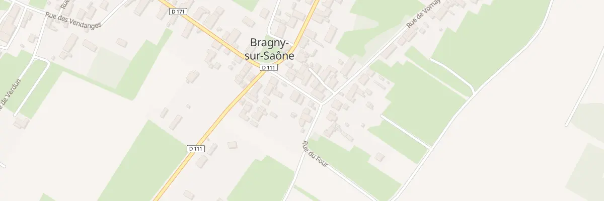 Plan du 4 Rue du Four à Bragny-sur-Saône