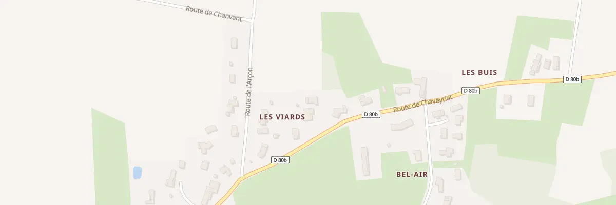 Plan du 153 Rte de Chaveyriat à Chanoz-Châtenay